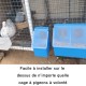 Plastic Pigeon Feeder 2 Pieces Bird Feeder Hanging Box for Poultry Pigeons Quail Feeding Parrot Budgie Parakeet Cage (One Hole) Plastic Pigeon Feeder 2 Pieces Bird Feeder Hanging Box for Poultry Pigeons Quail Feeding Parrot Budgie Parakeet Cage (One Hole)