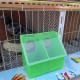 Plastic Pigeon Feeder 2 Pieces Bird Feeder Hanging Box for Poultry Pigeons Quail Feeding Parrot Budgie Parakeet Cage (One Hole) Plastic Pigeon Feeder 2 Pieces Bird Feeder Hanging Box for Poultry Pigeons Quail Feeding Parrot Budgie Parakeet Cage (One Hole)