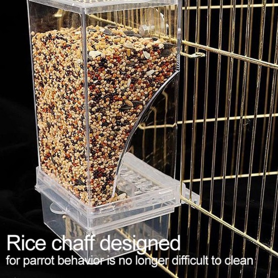 SUPYINI Automatic Bird Feeder Transparent Bird Feeder Parakeet Cage Automatic Bird Feeder Cage Accessories Budgies Canaries SUPYINI Automatic Bird Feeder Transparent Bird Feeder Parakeet Cage Automatic Bird Feeder Cage Accessories Budgies Canaries