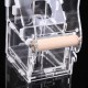 Sheens Acrylic Bird Cage Feeder with Perches No Confusion Pet Birds Feeder Automatic Feeding System for Budgies Cockatiel Finch Sheens Acrylic Bird Cage Feeder with Perches No Confusion Pet Birds Feeder Automatic Feeding System for Budgies Cockatiel Finch