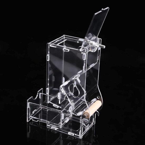 Sheens Acrylic Bird Cage Feeder with Perches No Confusion Pet Birds Feeder Automatic Feeding System for Budgies Cockatiel Finch Sheens Acrylic Bird Cage Feeder with Perches No Confusion Pet Birds Feeder Automatic Feeding System for Budgies Cockatiel Finch