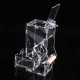 Sheens Acrylic Bird Cage Feeder with Perches No Confusion Pet Birds Feeder Automatic Feeding System for Budgies Cockatiel Finch Sheens Acrylic Bird Cage Feeder with Perches No Confusion Pet Birds Feeder Automatic Feeding System for Budgies Cockatiel Finch