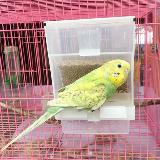 Sipiris Automatic Feeder for Birds, 2 Pieces, Bird Feeder, Automatic Feeder, Bird Cage for Budgies, Canaries, Food Container (425 g + 270 g) Sipiris Automatic Feeder for Birds, 2 Pieces, Bird Feeder, Automatic Feeder, Bird Cage for Budgies, Canaries, Food Container (425 g + 270 g)