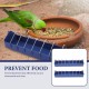 TOGEVAL 2 x Pigeon Feeding Trough Anti-Splash Feeding Box for Bird Cage PP Material Easy to Clean for Small Birds such as Pigeons Cockatiels and Budgies TOGEVAL 2 x Pigeon Feeding Trough Anti-Splash Feeding Box for Bird Cage PP Material Easy to Clean for Small Birds such as Pigeons Cockatiels and Budgies