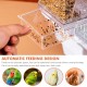 Transparent Automatic Bird Feeder: Bird Feeder, Automatic Water Dispenser, Cage Accessories, for Parrots, Budgies, Canaries, Cockatiels, Finches Transparent Automatic Bird Feeder: Bird Feeder, Automatic Water Dispenser, Cage Accessories, for Parrots, Budgies, Canaries, Cockatiels, Finches