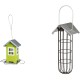 Trixie Bird Feeder Red/Silver 19 × 20 × 19 cm 1 L Trixie Bird Feeder Red/Silver 19 × 20 × 19 cm 1 L