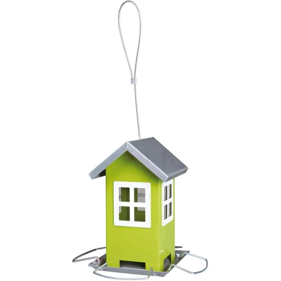 Trixie Bird Feeder Red/Silver 19 × 20 × 19 cm 1 L Trixie Bird Feeder Red/Silver 19 × 20 × 19 cm 1 L