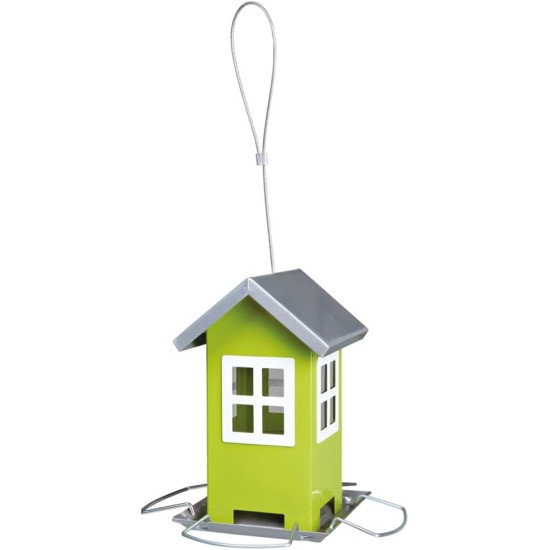 Trixie Bird Feeder Red/Silver 19 × 20 × 19 cm 1 L Trixie Bird Feeder Red/Silver 19 × 20 × 19 cm 1 L