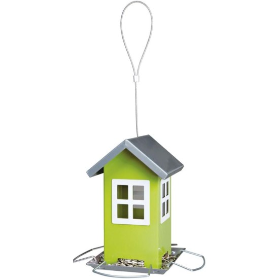 Trixie Bird Feeder Red/Silver 19 × 20 × 19 cm 1 L Trixie Bird Feeder Red/Silver 19 × 20 × 19 cm 1 L