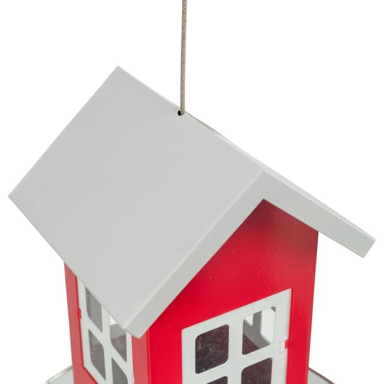 Trixie Bird Feeder Red/Silver 19 × 20 × 19 cm 1 L Trixie Bird Feeder Red/Silver 19 × 20 × 19 cm 1 L