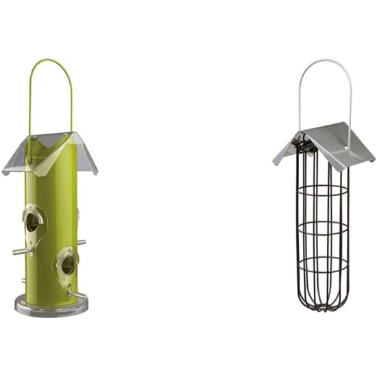 Trixie Metal Food Dispenser, Green Trixie Metal Food Dispenser, Green