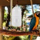 iplusmile Pigeon Water Dispenser - Pack of 2 Plastic Pigeon Drinkers for Pigeon Birds Automatic Feeder for Birds (White)