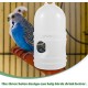 iplusmile Pigeon Water Dispenser - Pack of 2 Plastic Pigeon Drinkers for Pigeon Birds Automatic Feeder for Birds (White)