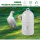 iplusmile Pigeon Water Dispenser - Pack of 2 Plastic Pigeon Drinkers for Pigeon Birds Automatic Feeder for Birds (White)