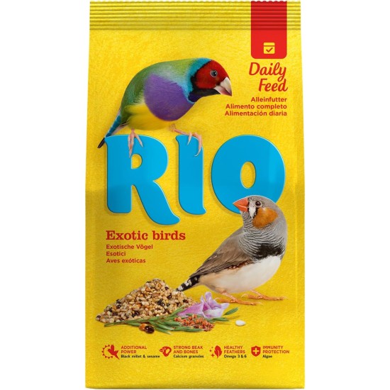 RIO Biscuits with Wild Berries | 150 g | Supplementary Feed for Ornamental Birds | Treats for Lots of Variety | With Eggs and Cereals | Suitable for Molting and Breeding Birds RIO Biscuits with Wild Berries | 150 g | Supplementary Feed for Ornamental Birds | Treats for Lots of Variety | With Eggs and Cereals | Suitable for Molting and Breeding Birds
