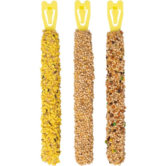 Vitakraft - 21237 - Cracker Trio-Mix (Sesame Banana / Herbal Bell Pepper / Kiwi Lemon) Parakeets Vitakraft - 21237 - Cracker Trio-Mix (Sesame Banana / Herbal Bell Pepper / Kiwi Lemon) Parakeets