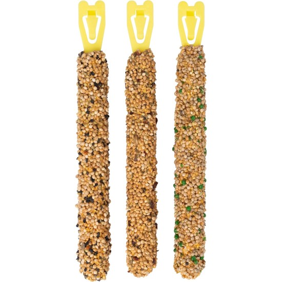 Vitakraft - 21237 - Cracker Trio-Mix (Sesame Banana / Herbal Bell Pepper / Kiwi Lemon) Parakeets Vitakraft - 21237 - Cracker Trio-Mix (Sesame Banana / Herbal Bell Pepper / Kiwi Lemon) Parakeets