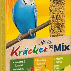 Vitakraft - 21237 - Cracker Trio-Mix (Sesame Banana / Herbal Bell Pepper / Kiwi Lemon) Parakeets Vitakraft - 21237 - Cracker Trio-Mix (Sesame Banana / Herbal Bell Pepper / Kiwi Lemon) Parakeets