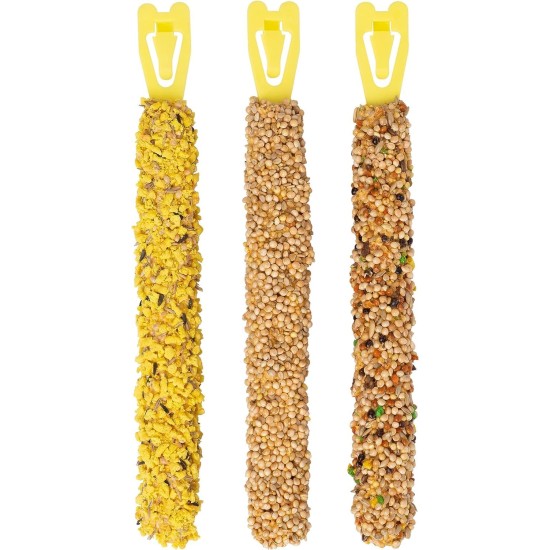 Vitakraft - 21237 - Cracker Trio-Mix (Sesame Banana / Herbal Bell Pepper / Kiwi Lemon) Parakeets Vitakraft - 21237 - Cracker Trio-Mix (Sesame Banana / Herbal Bell Pepper / Kiwi Lemon) Parakeets