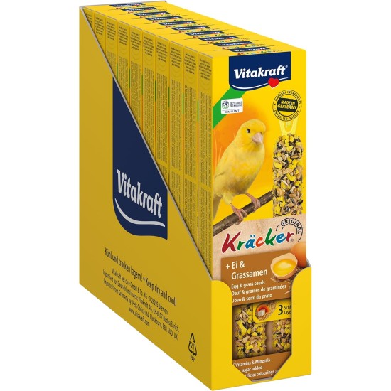 Vitakraft Canary Kräcker Egg (Pack of 10 x 100 g Vitakraft Canary Kräcker Egg (Pack of 10 x 100 g