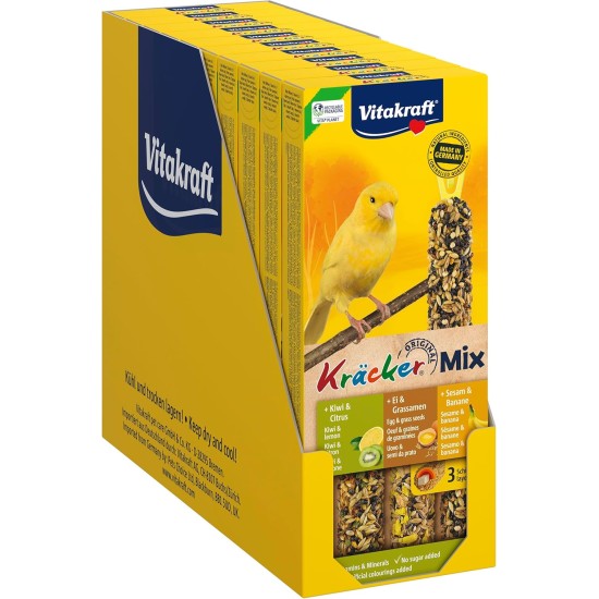 Vitakraft Kracker Kiwi/Sesame – Budgie Canary x3 – (x10) Vitakraft Kracker Kiwi/Sesame – Budgie Canary x3 – (x10)