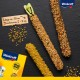 Vitakraft Kräcker Mix, Bird Snack, Nibble Sticks with Egg and Grass Seed, with Apricot and Fig, with Honey and Sesame, for Beak Care, No Added Sugar (10 x 80 g) Vitakraft Kräcker Mix, Bird Snack, Nibble Sticks with Egg and Grass Seed, with Apricot and Fig, with Honey and Sesame, for Beak Care, No Added Sugar (10 x 80 g)
