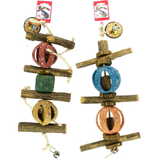 Double Circus Ball & Sekelbos Bird Toy Double Circus Ball & Sekelbos Bird Toy