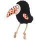 Flamingo Saffia Bird Toy with Rope - Black, with Squeaker for Extra Fun - Perfect for Dogs Flamingo Saffia Bird Toy with Rope - Black, with Squeaker for Extra Fun - Perfect for Dogs
