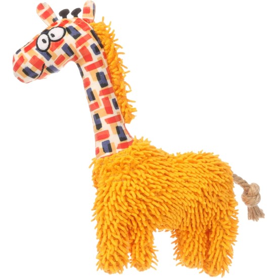 Flamingo Saffia Bird Toy with Rope - Black, with Squeaker for Extra Fun - Perfect for Dogs Flamingo Saffia Bird Toy with Rope - Black, with Squeaker for Extra Fun - Perfect for Dogs