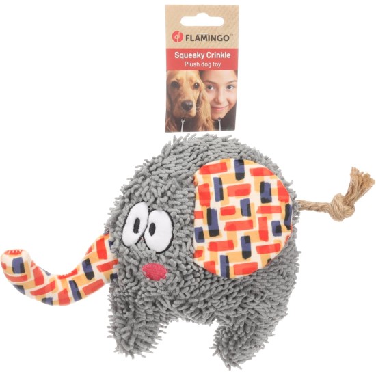 Flamingo Saffia Bird Toy with Rope - Black, with Squeaker for Extra Fun - Perfect for Dogs Flamingo Saffia Bird Toy with Rope - Black, with Squeaker for Extra Fun - Perfect for Dogs
