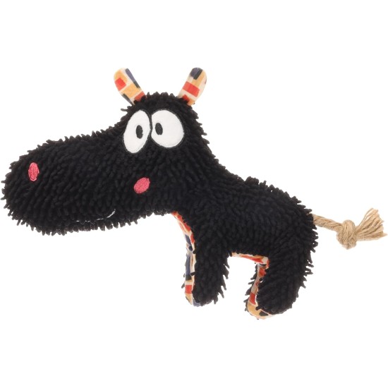 Flamingo Saffia Bird Toy with Rope - Black, with Squeaker for Extra Fun - Perfect for Dogs Flamingo Saffia Bird Toy with Rope - Black, with Squeaker for Extra Fun - Perfect for Dogs