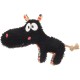 Flamingo Saffia Bird Toy with Rope - Black, with Squeaker for Extra Fun - Perfect for Dogs Flamingo Saffia Bird Toy with Rope - Black, with Squeaker for Extra Fun - Perfect for Dogs