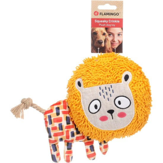 Flamingo Saffia Bird Toy with Rope - Black, with Squeaker for Extra Fun - Perfect for Dogs Flamingo Saffia Bird Toy with Rope - Black, with Squeaker for Extra Fun - Perfect for Dogs