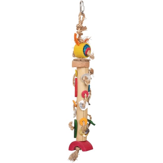 Hari 81225 Rustic Treasure Braided Bamboo Tower for Medium/Large Hookbills