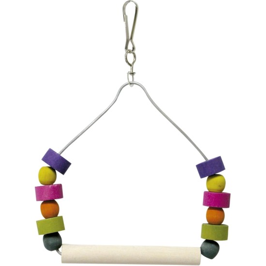 ICA B16042 Swing Toy with Colourful Beads for Birds ICA B16042 Swing Toy with Colourful Beads for Birds