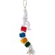 ICA BR100 Wooden Bird Toy with Large Beads and Bell ICA BR100 Wooden Bird Toy with Large Beads and Bell
