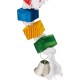 ICA BR100 Wooden Bird Toy with Large Beads and Bell ICA BR100 Wooden Bird Toy with Large Beads and Bell