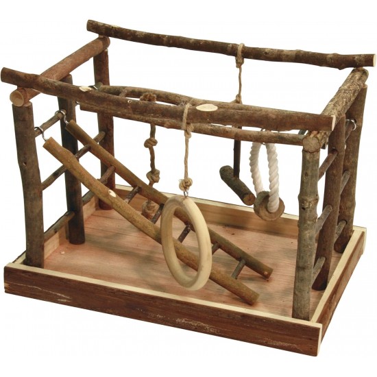 Kerbl Pet Bird Playground Natural Wood and Cotton 35 x 25 x 25 cm Kerbl Pet Bird Playground Natural Wood and Cotton 35 x 25 x 25 cm