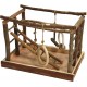 Kerbl Pet Bird Playground Natural Wood and Cotton 35 x 25 x 25 cm Kerbl Pet Bird Playground Natural Wood and Cotton 35 x 25 x 25 cm