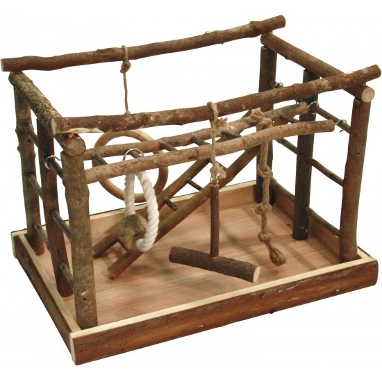 Kerbl Pet Bird Playground Natural Wood and Cotton 35 x 25 x 25 cm Kerbl Pet Bird Playground Natural Wood and Cotton 35 x 25 x 25 cm
