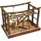 Kerbl Pet Bird Playground Natural Wood and Cotton 35 x 25 x 25 cm Kerbl Pet Bird Playground Natural Wood and Cotton 35 x 25 x 25 cm