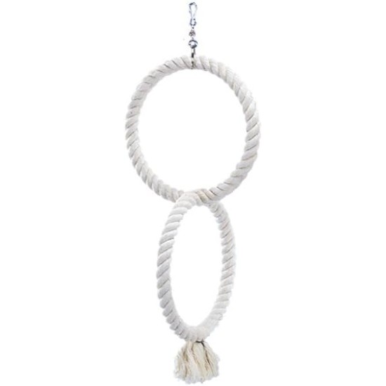 Nobby Cotton Climbing 2 Large Rings for Parrot, 50 cm Overall Dia Nobby Cotton Climbing 2 Large Rings for Parrot, 50 cm Overall Dia