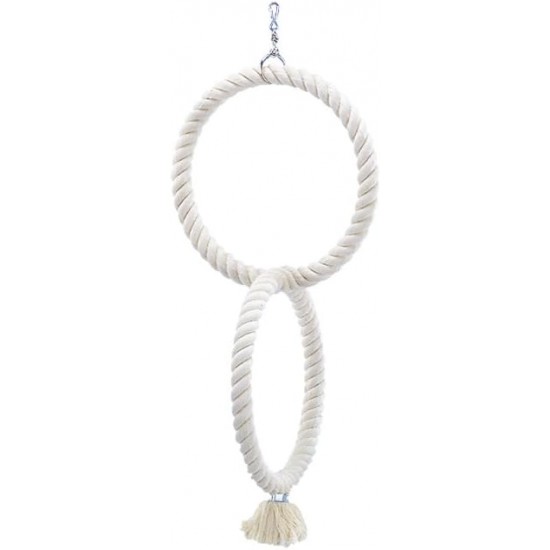 Nobby Cotton Climbing 2 Large Rings for Parrot, 74 cm Overall Dia Nobby Cotton Climbing 2 Large Rings for Parrot, 74 cm Overall Dia