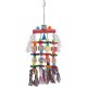 Nobby Wooden Toy for Parrot, Toy on Right, 50 x 15 cm, Multi-Coloured Nobby Wooden Toy for Parrot, Toy on Right, 50 x 15 cm, Multi-Coloured