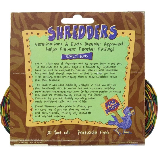 Planet Pleasures Rainbow Zig Zag 30 'x 2,5 cm Rolle Kleine Größe Vogel Spielzeug Planet Pleasures Rainbow Zig Zag 30 'x 2,5 cm Rolle Kleine Größe Vogel Spielzeug