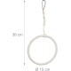 Relaxdays Bird Swing Set of 2, Climbing Bird, 15 cm, Budgie Rings, Bird Toy with Carabiner, Natural Relaxdays Bird Swing Set of 2, Climbing Bird, 15 cm, Budgie Rings, Bird Toy with Carabiner, Natural