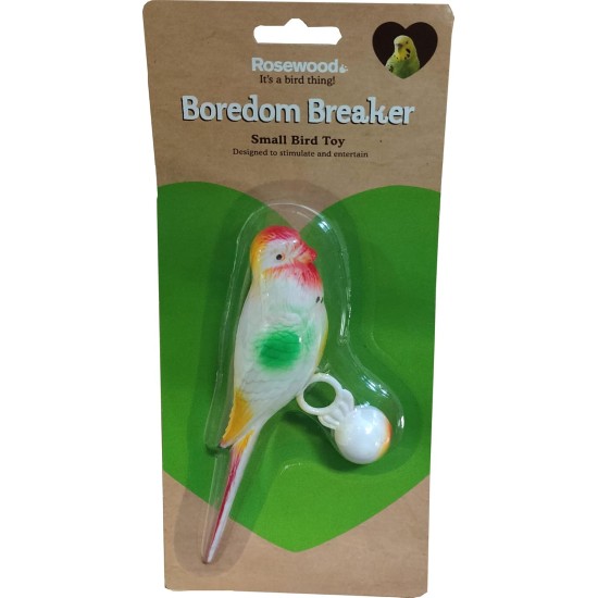 Rosewood Boredom Breaker Life Size Budgie Bird Toy Rosewood Boredom Breaker Life Size Budgie Bird Toy