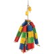 The Bird House Groovy Colour Blocks Bird Toy, Large The Bird House Groovy Colour Blocks Bird Toy, Large