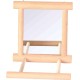 Trixie Bird Mirror with Wooden Frame/2 Landing Perches, 9 x 9 cm