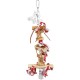 Trixie Wooden Toy with Leather Ribbon, 35 cm, Pack of 4 Trixie Wooden Toy with Leather Ribbon, 35 cm, Pack of 4